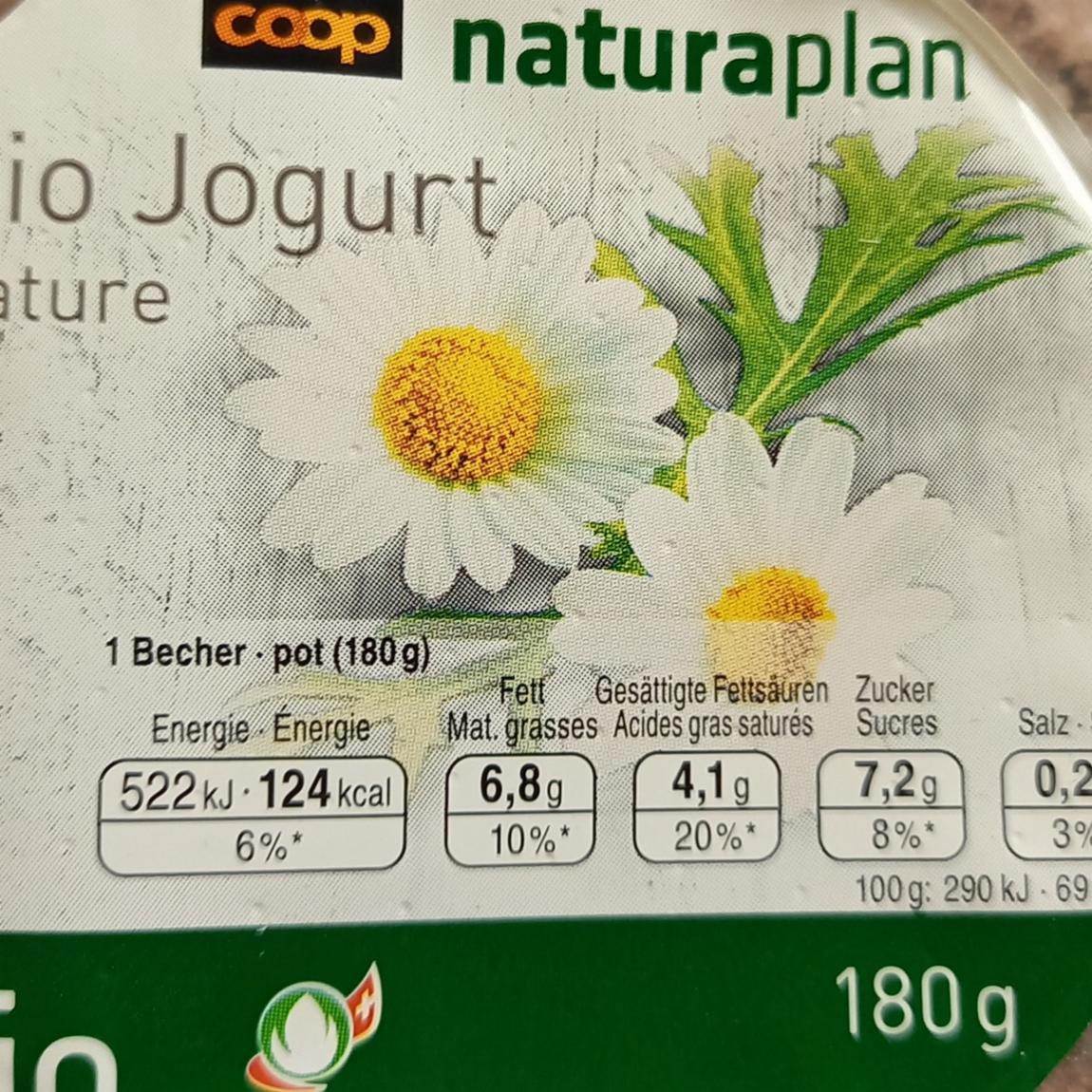 Fotografie - Bio Jogurt Nature coop naturaplan