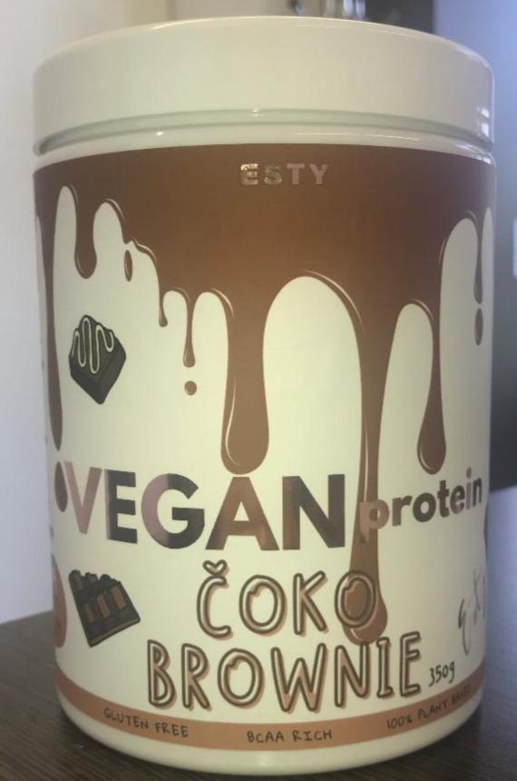 Fotografie - Vegan protein Čoko brownie Esty