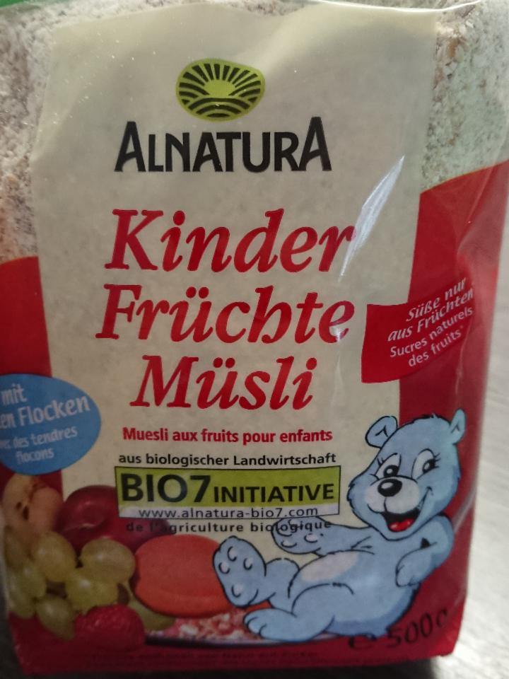 Fotografie - Kinder Früchte müsli Alnatura