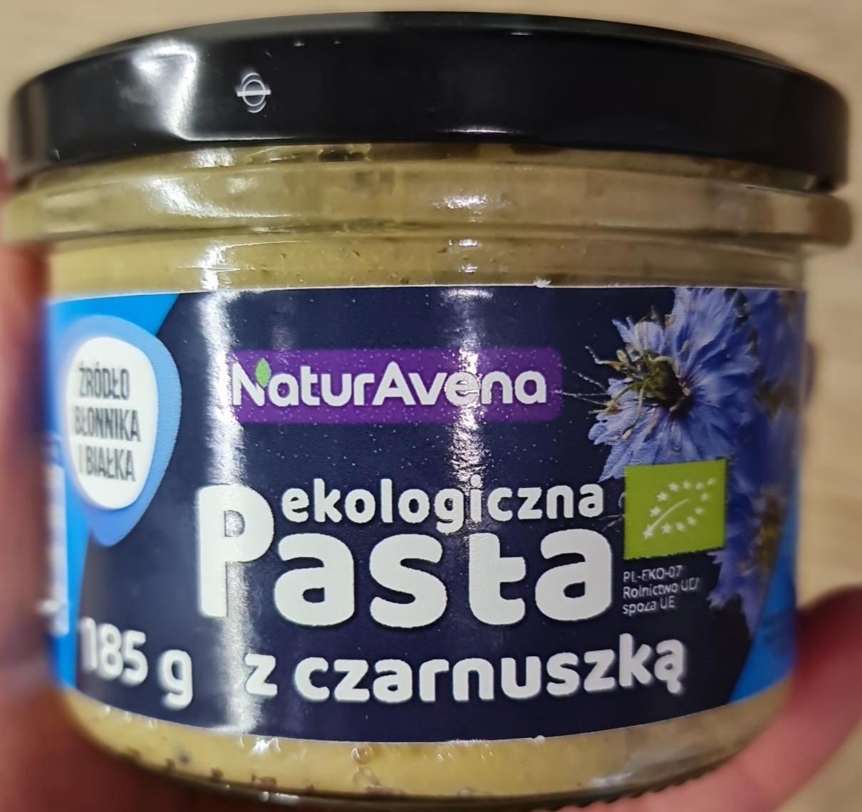 Fotografie - ekologiczna pasta z czarnuszka NaturAvena