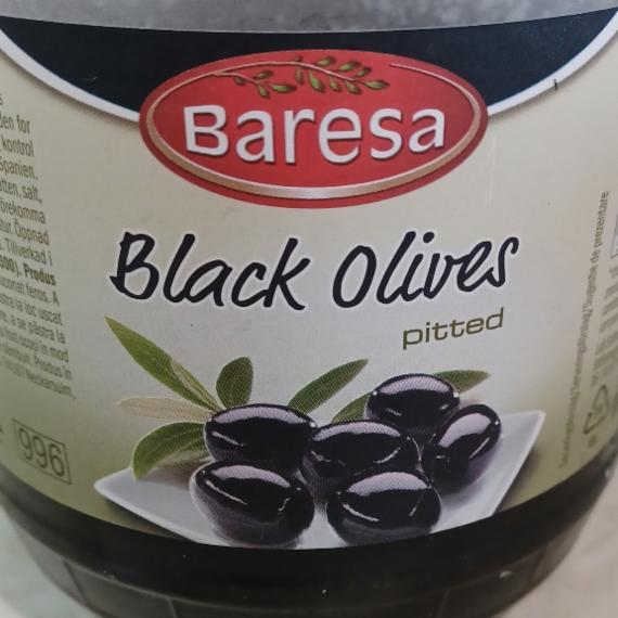 Fotografie - Black Olives pitted Baresa