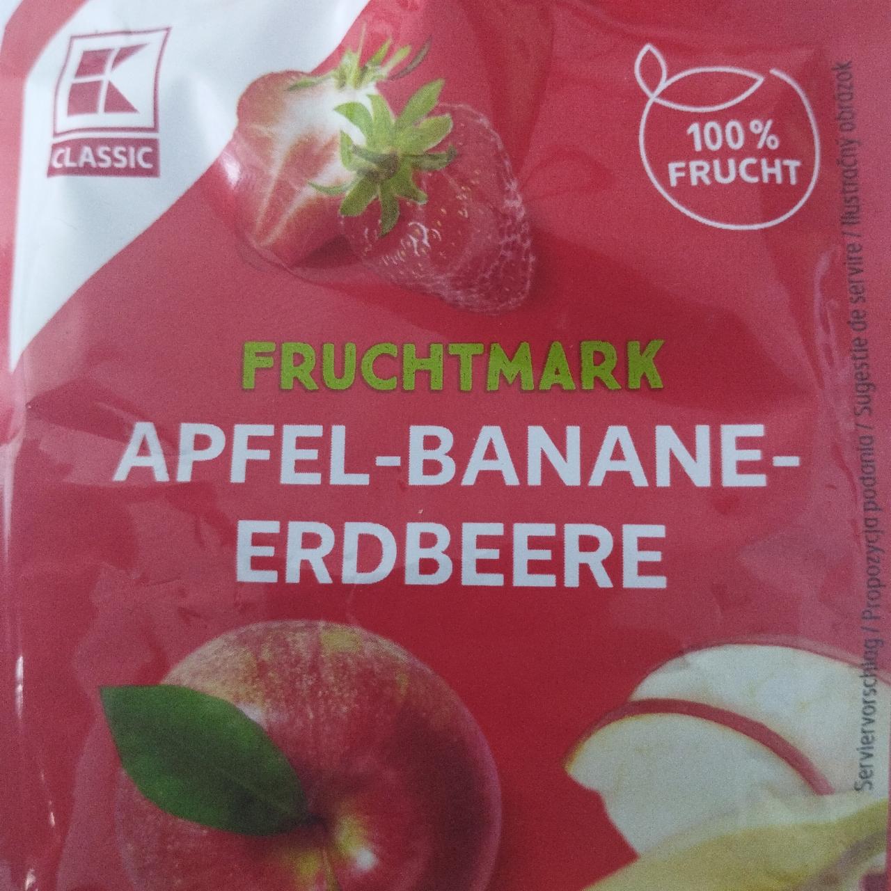 Fotografie - Fruchtmark Apfel-Banane-Erdbeere K-Classic