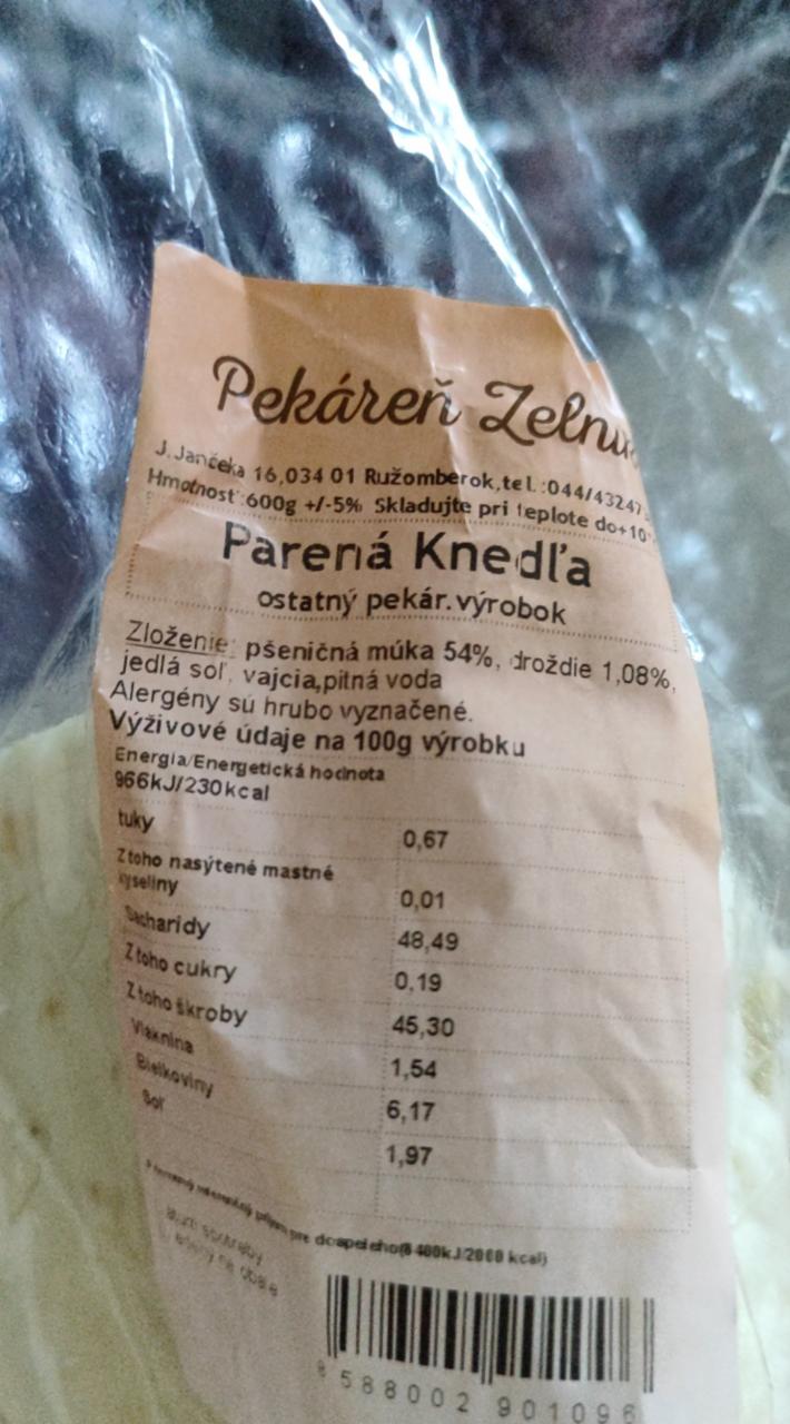 Fotografie - Parená Knedľa Pekáreň Zelník