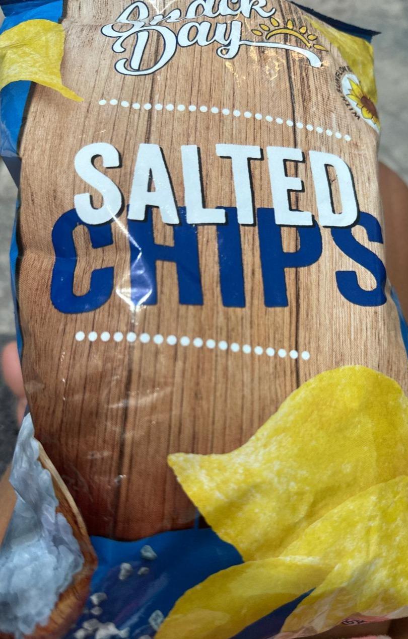 Fotografie - Salted Chips Snack Day