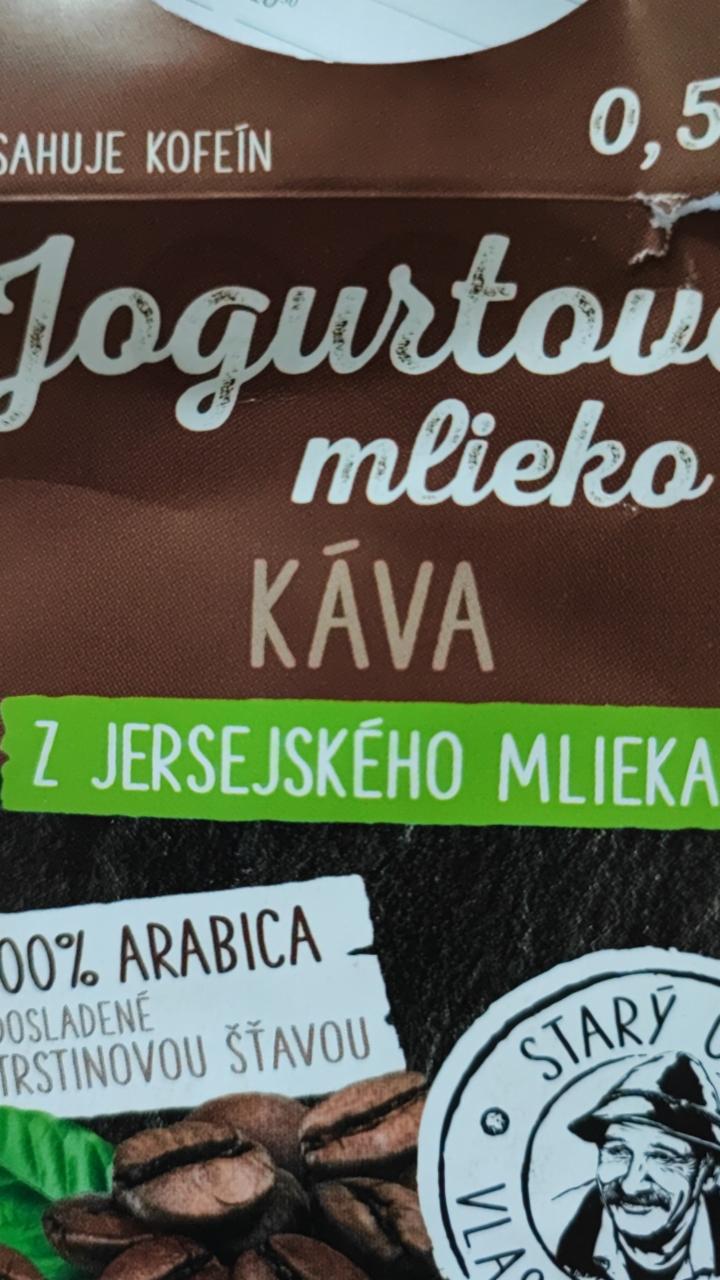 Fotografie - Jogurtové mlieko Káva z jersejského mlieka Starý otec