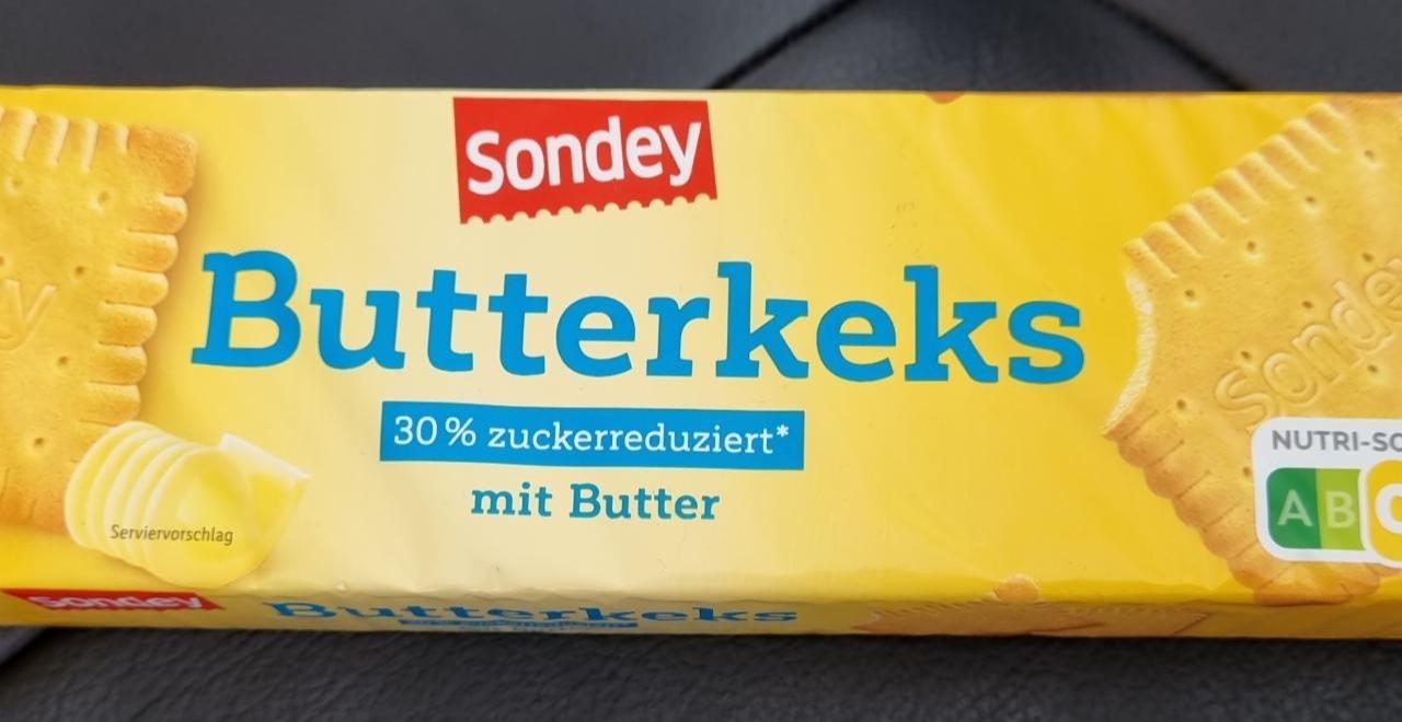 Fotografie - Butterkeks 30% zuckerreduziert mit Butter Sondey
