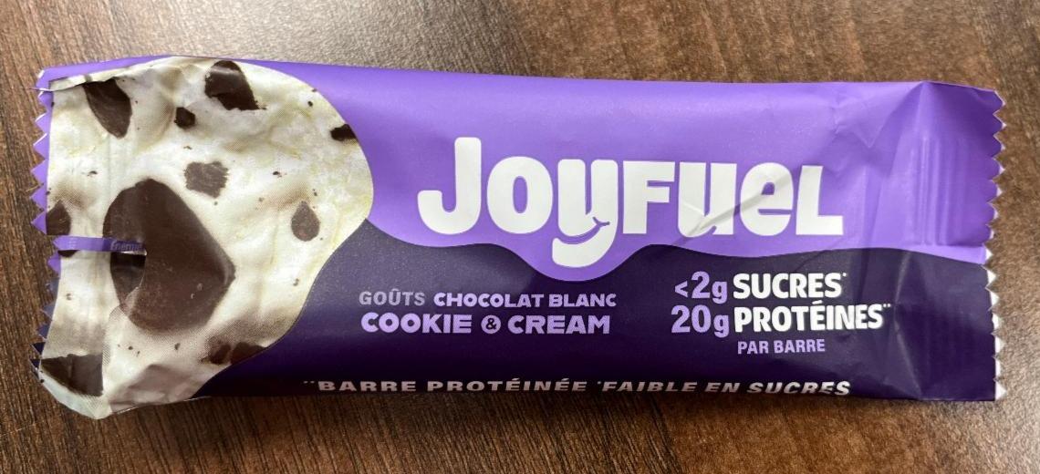 Fotografie - Barre Proteinee Cookie & Cream Joyfuel