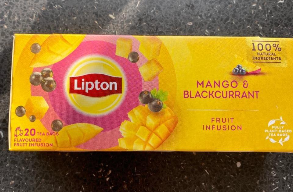 Fotografie - Mango & Blackcurrant Fruit Infusion Lipton