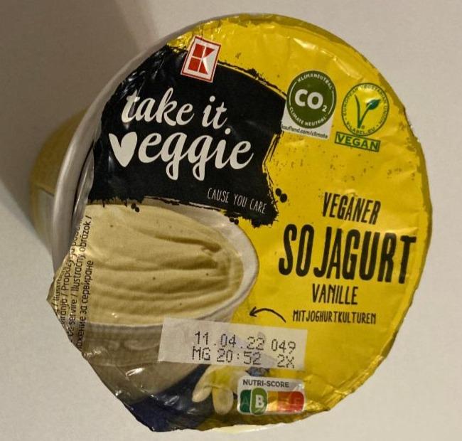 Fotografie - Veganer Sojagurt Vanille Take it veggie