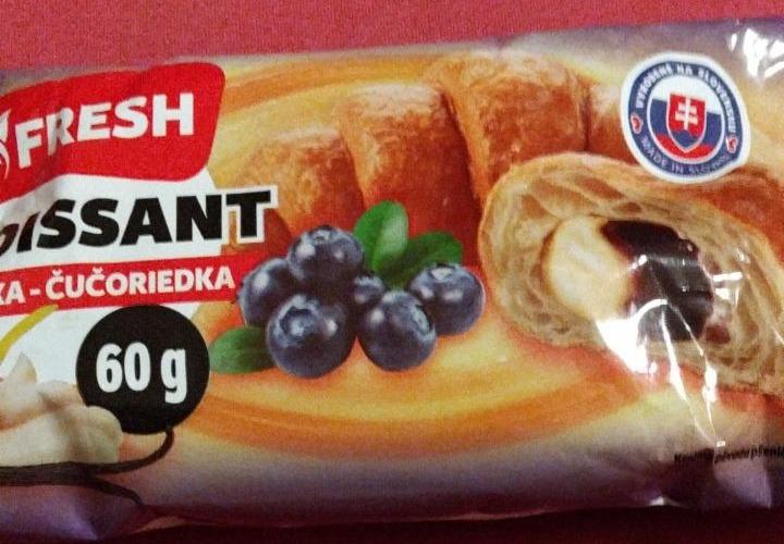 Fotografie - Croissant vanilka - čučoriedka Fresh