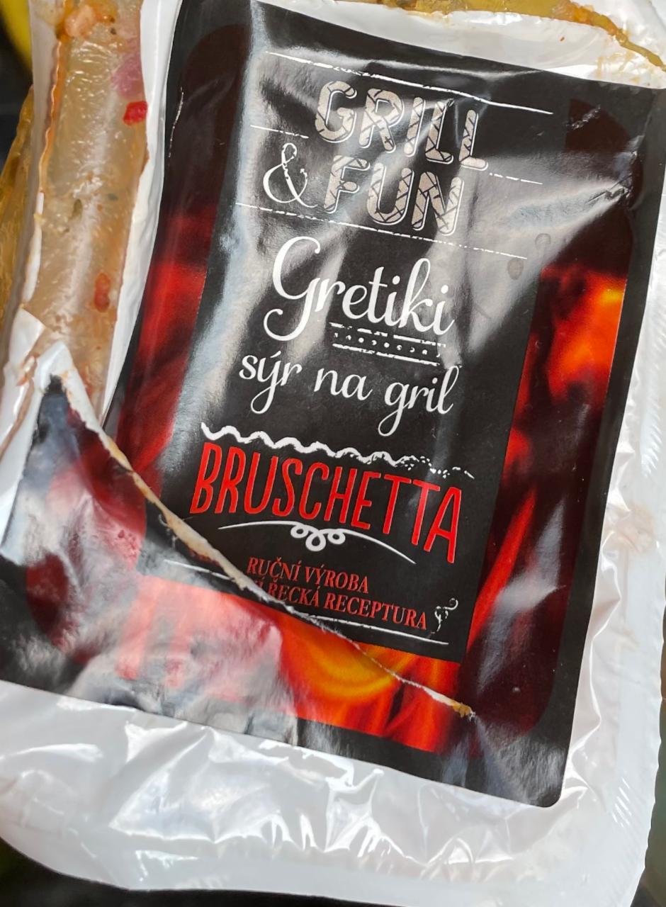 Fotografie - Gretiki sýr na gril Bruschetta Grill & Fun