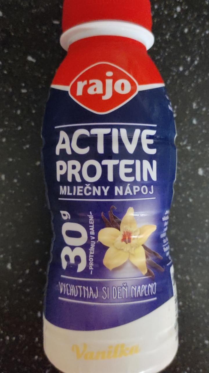 Fotografie - Active protein mliečny nápoj vanilka Rajo