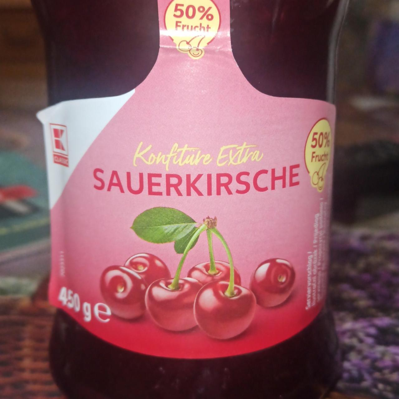 Fotografie - Konfitüre Extra Sauerkirsche K-Classic