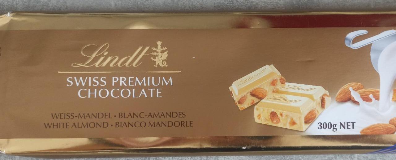 Fotografie - Lindt Swiss Premium chocolate White Almond