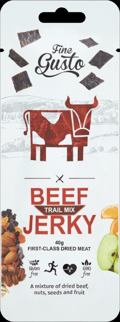 Fotografie - Fine Gusto beef jerky trail mix