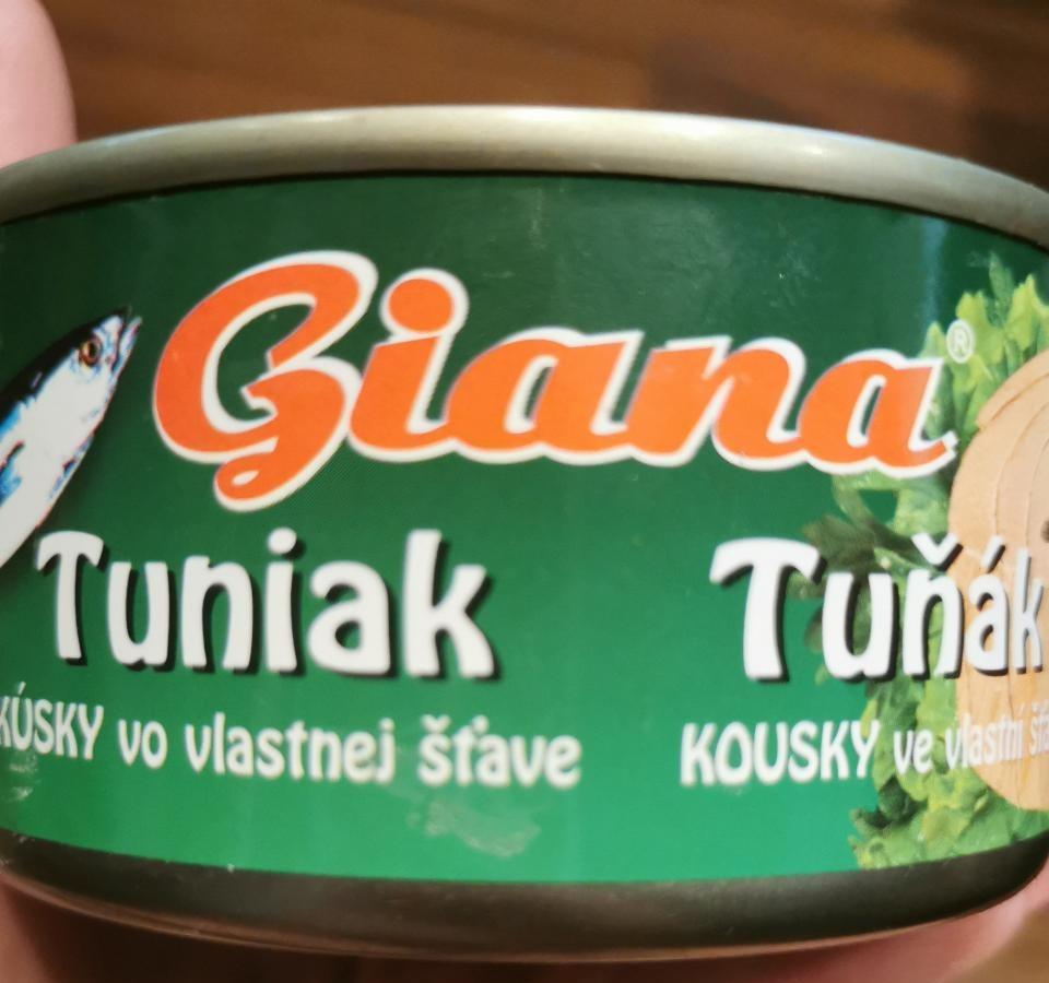 Fotografie - Tuniak kúsky vo vlastnej šťave Giana