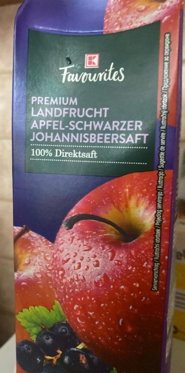 Fotografie - Premium Landfrucht apfel-schwarzer johannisbeersaft 100% K-Favourites