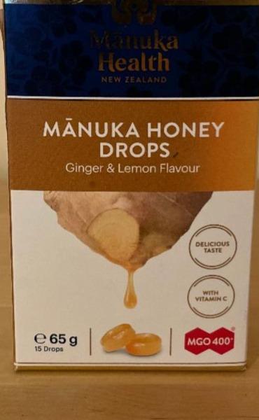 Fotografie - Cukríky Manuka Honey Drops zázvor a citrón