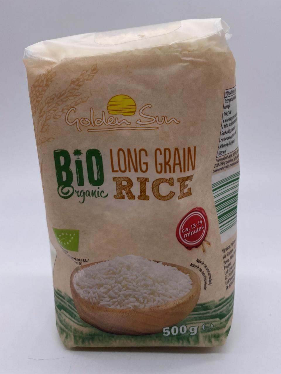 Fotografie - BIO Golden Sun Bio Organic Long Grain rice