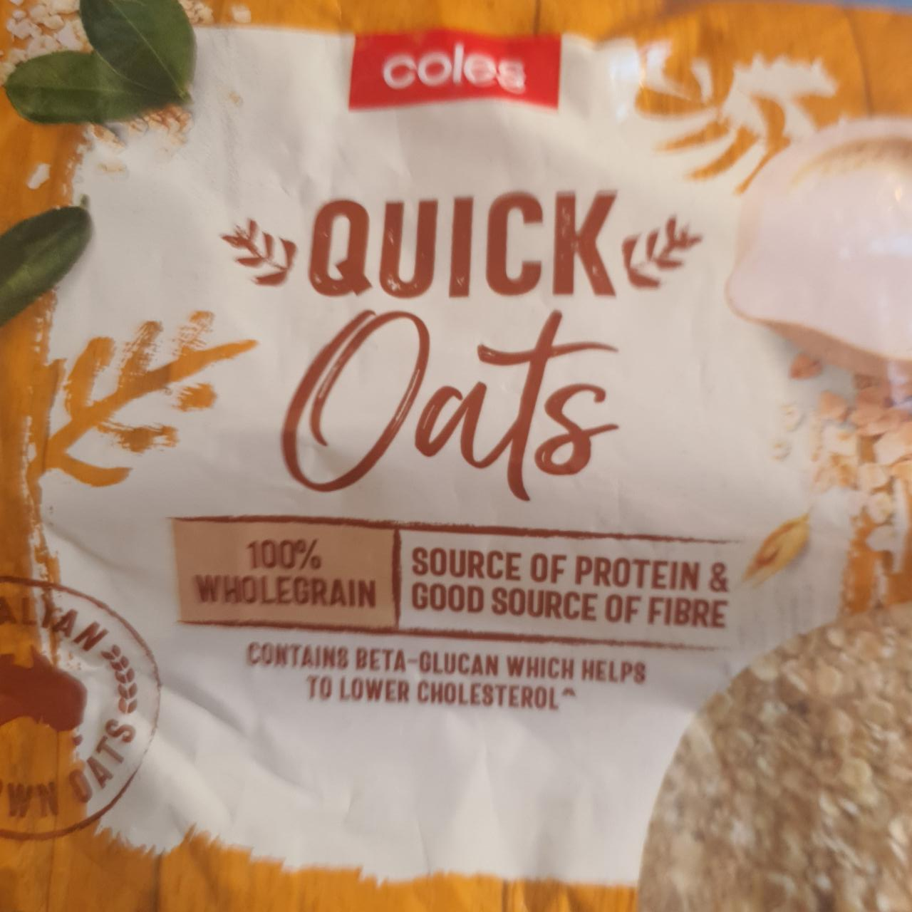 Fotografie - Quick Oats Coles