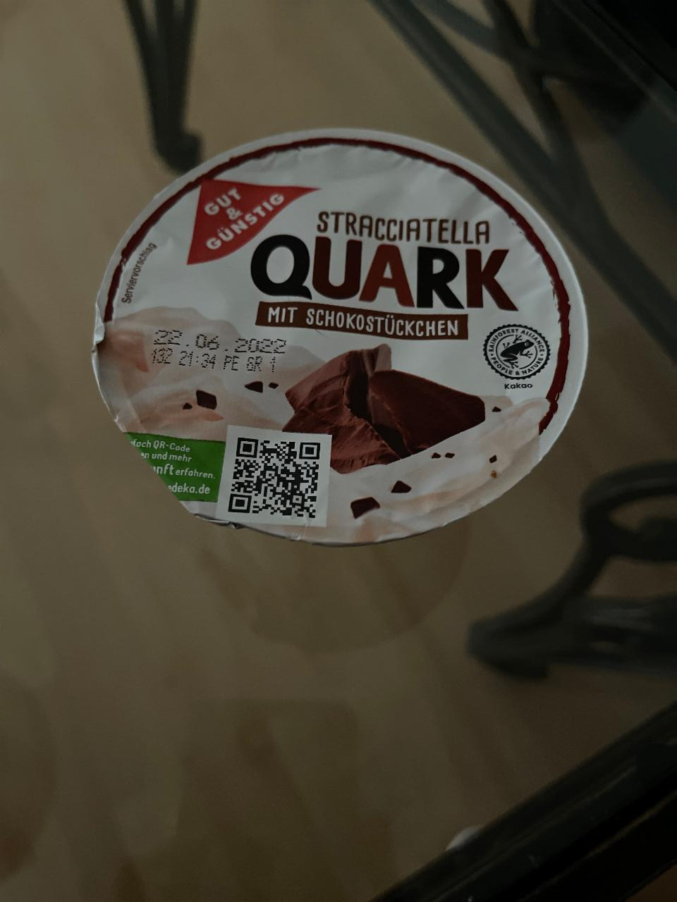 Fotografie - stracciatella quark