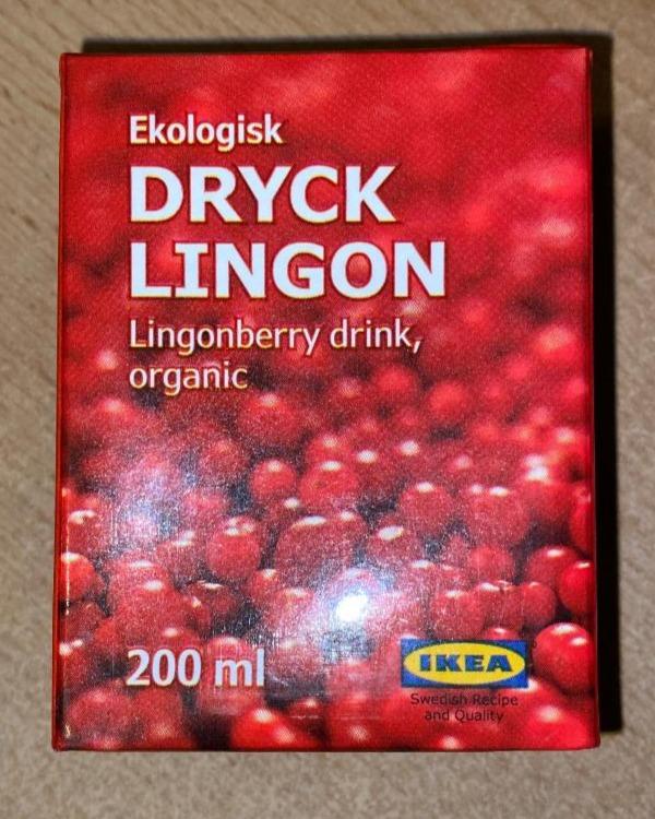 Fotografie - DRYCK LINGON Lingonberry drink organic