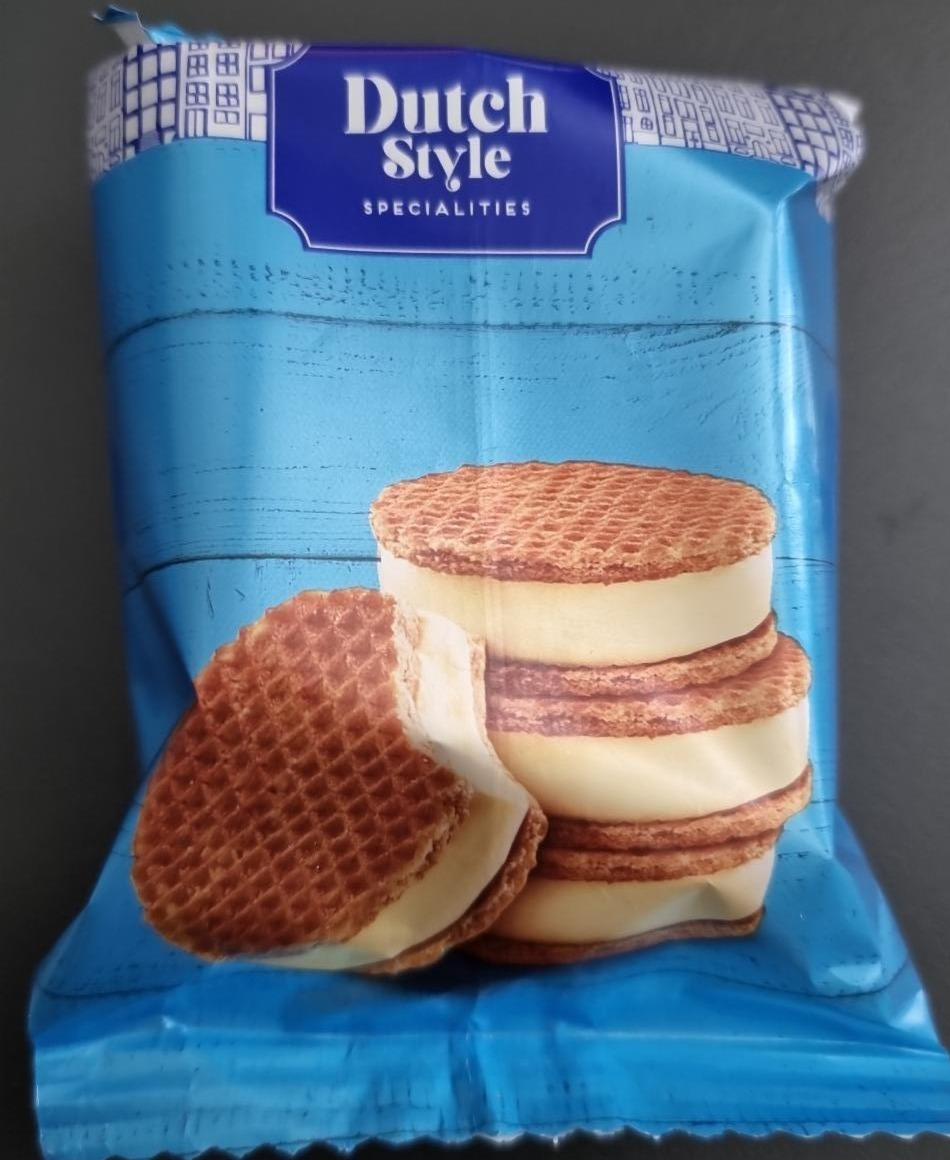 Fotografie - Ice cream sandwich Stroopwafel Dutch Style