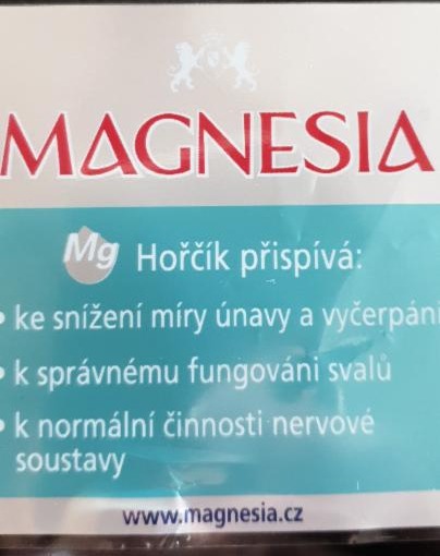 Fotografie - Magnesia minerálna voda perlivá