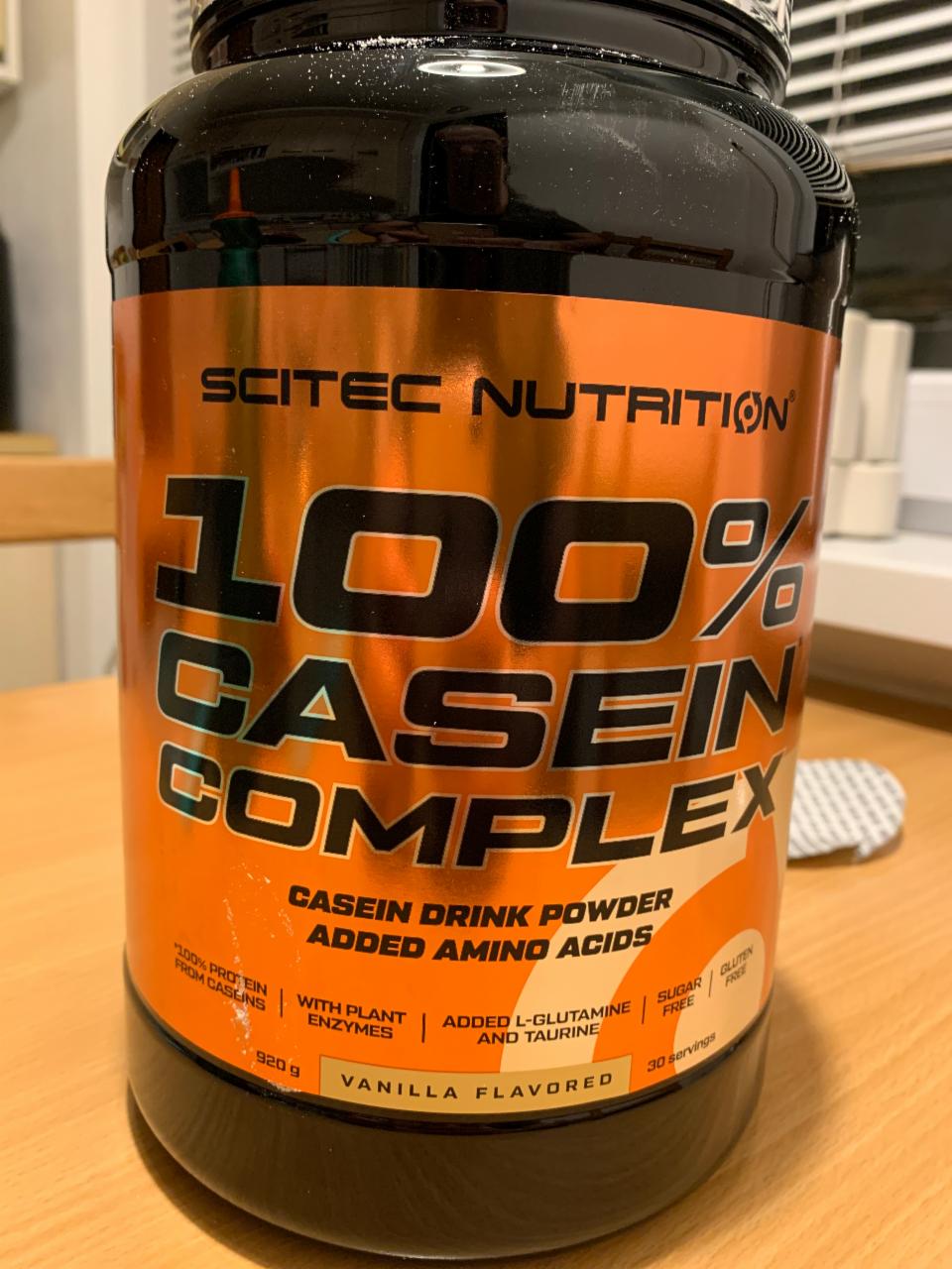 Fotografie - 100% Casein Complex Vanilla flavored Scitec Nutrion