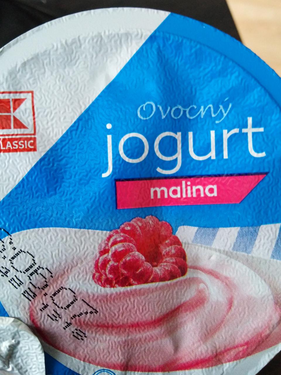 Fotografie - ovocný jogurt malina K-classic