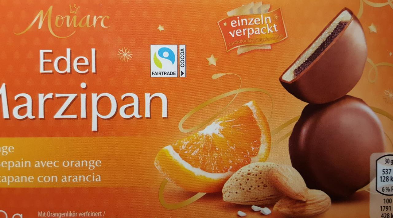 Fotografie - Monarc Edel Marzipan Orange