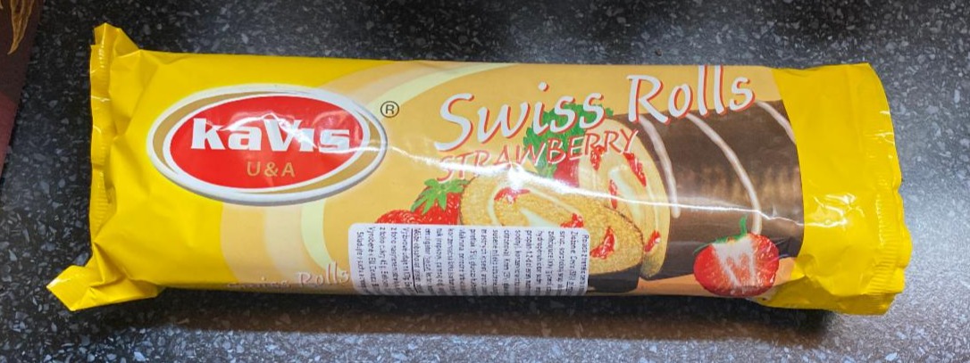 Fotografie - swiss rolls strawberry