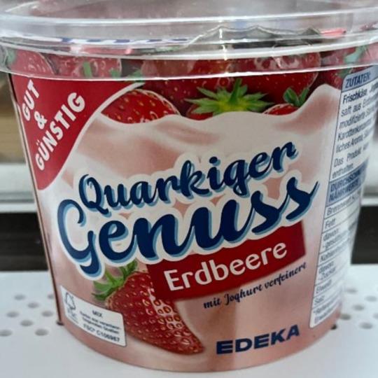 Fotografie - Quarkiger Genuss Erdbeere Gut&Günstig