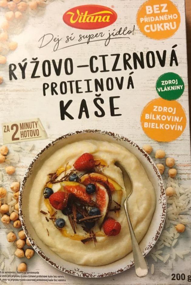 Fotografie - rýžovo cizrnová proteinová kaše Vitana