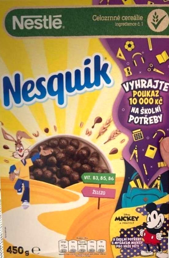 Fotografie - Nesquik celozrnné cereálie Nestlé