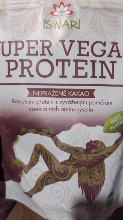 Fotografie - super vegan protein kakao iswari