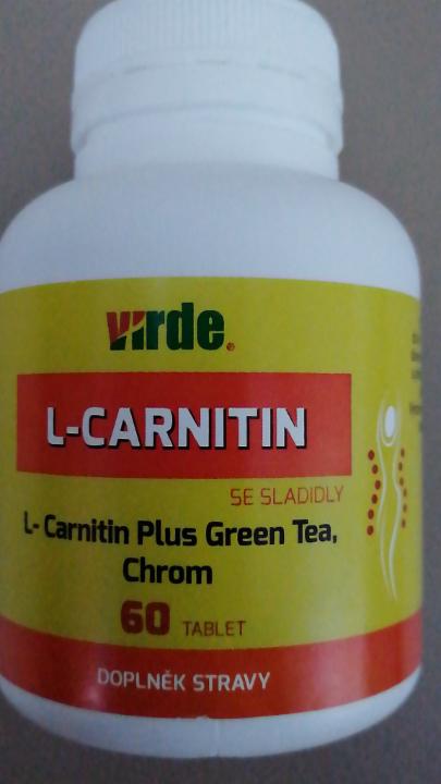Fotografie - L-Carnitin Plus Green Tea, Chrom