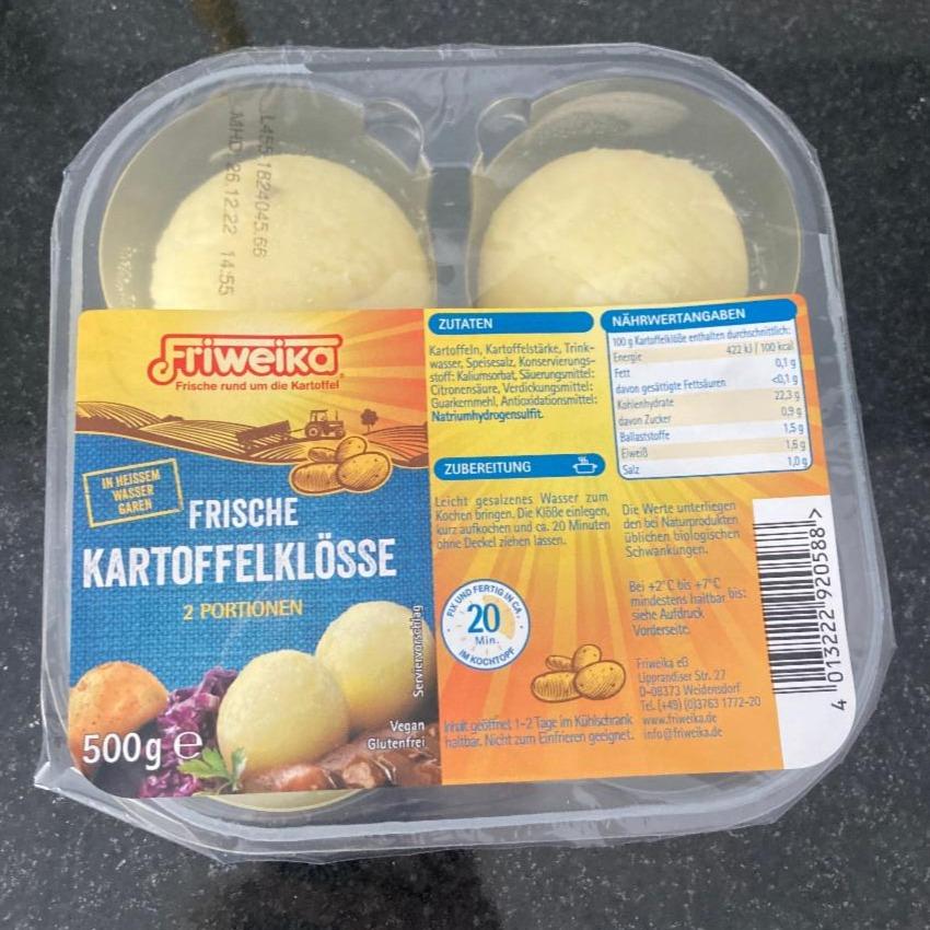 Fotografie - Frische Kartoffelklösse Friweika