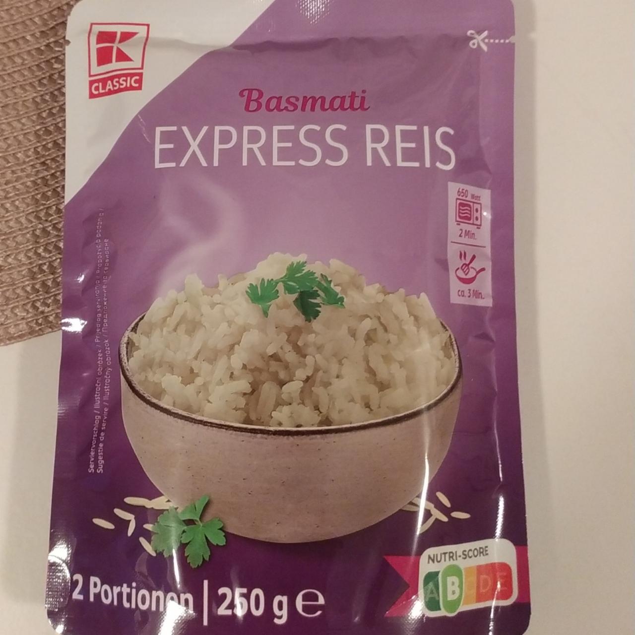 Fotografie - Basmati Express Reis K-Classic