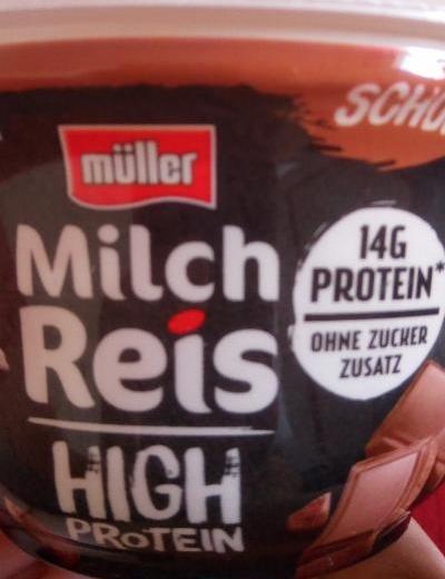 Fotografie - Milch Reis High Protein Schoko Müller