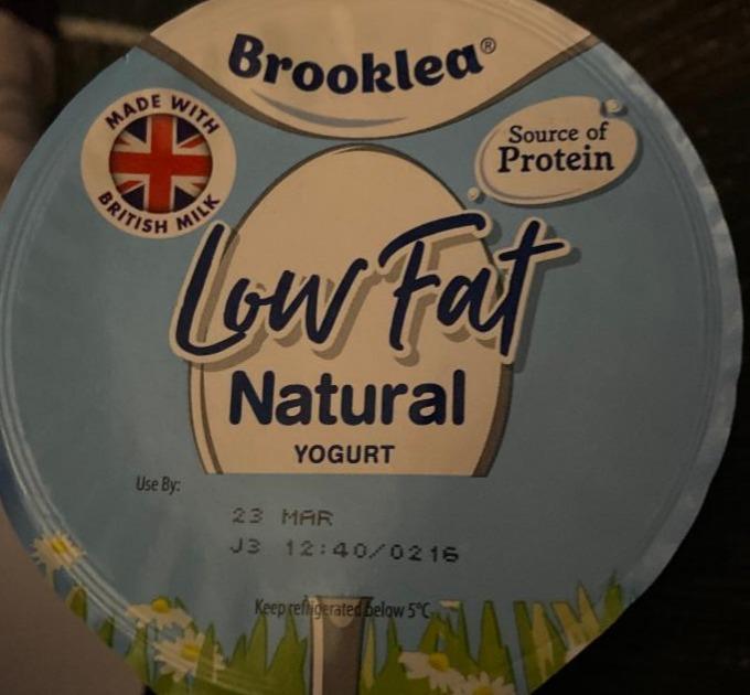 Fotografie - Bílý jogurt low fat Brooklea