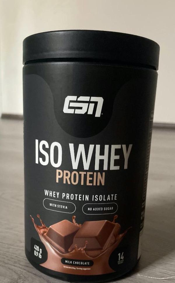 Fotografie - Iso Whey Protein Milk Chocolate ESN