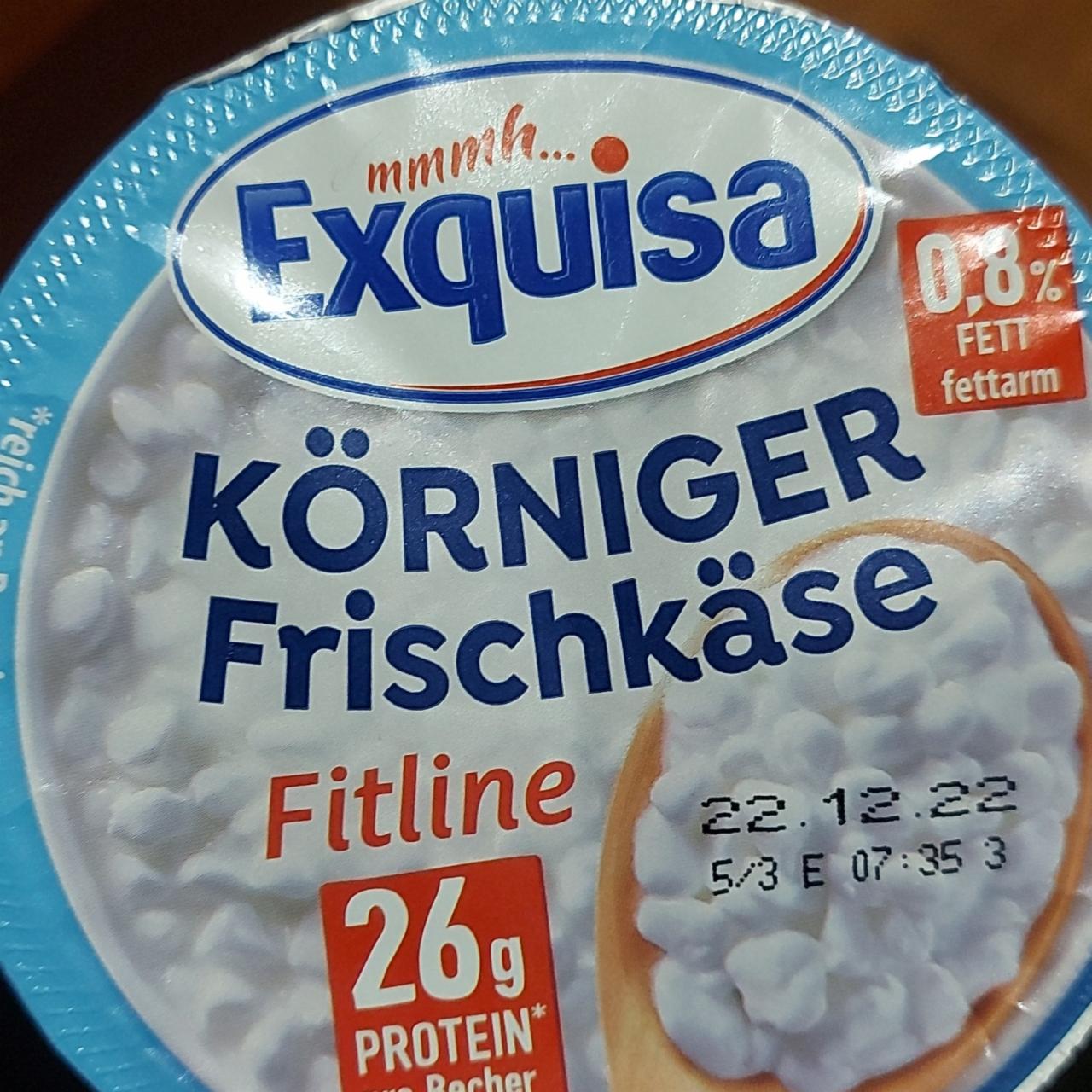 Fotografie - Körniger frischkäse Fitline Exquisa