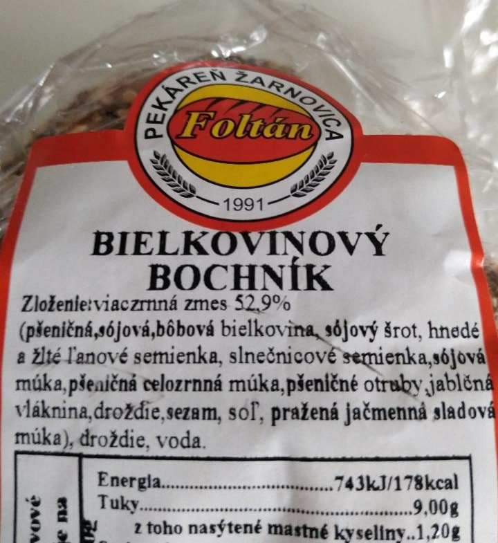Fotografie - Bielkovinový bochník pekáreň Žarnovica Foltán