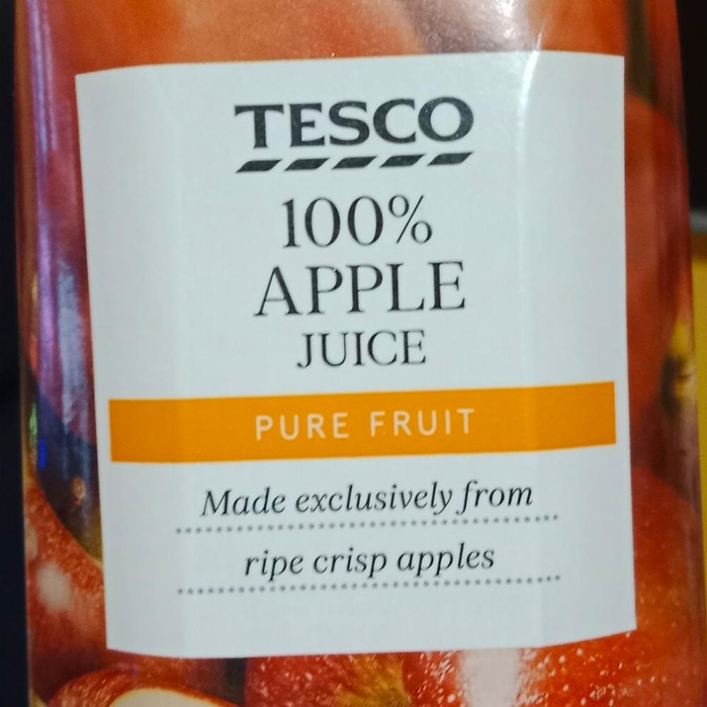 Fotografie - 100% Apple Juice Tesco