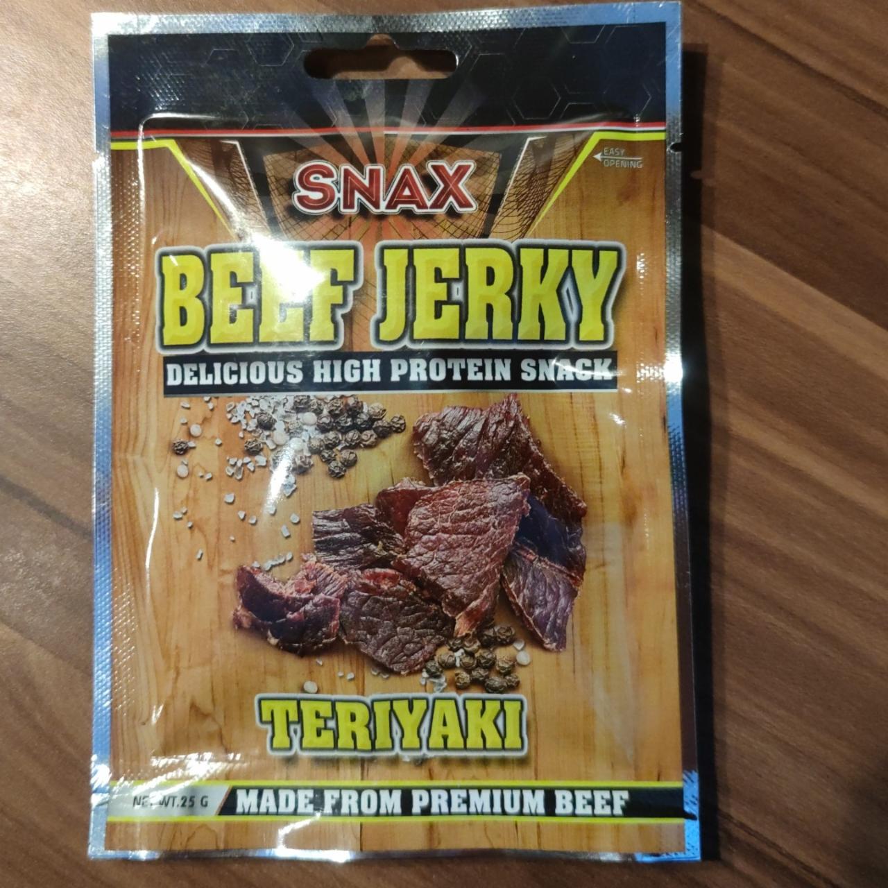 Fotografie - Beef Jerky Teriyaki Snax