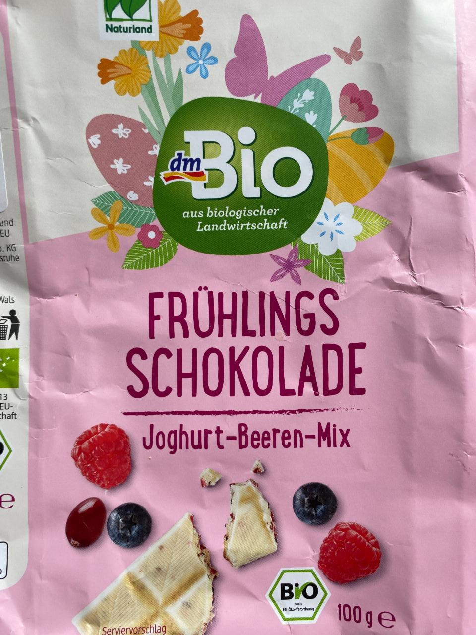 Fotografie - Frühlings Schokolade Joghurt-Beeren-Mix dmBio