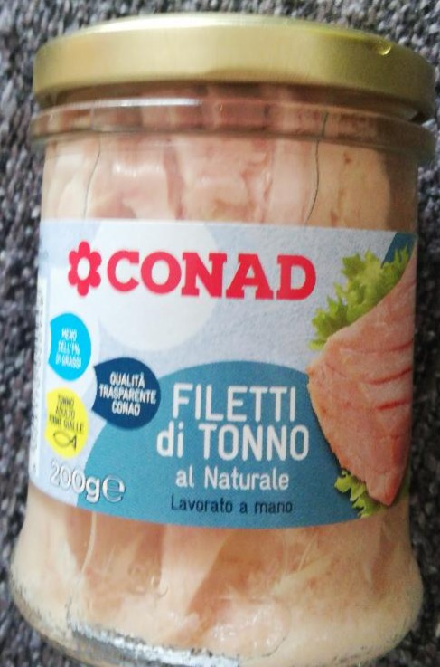 Fotografie - Filetti di Tonno al Naturale Conad