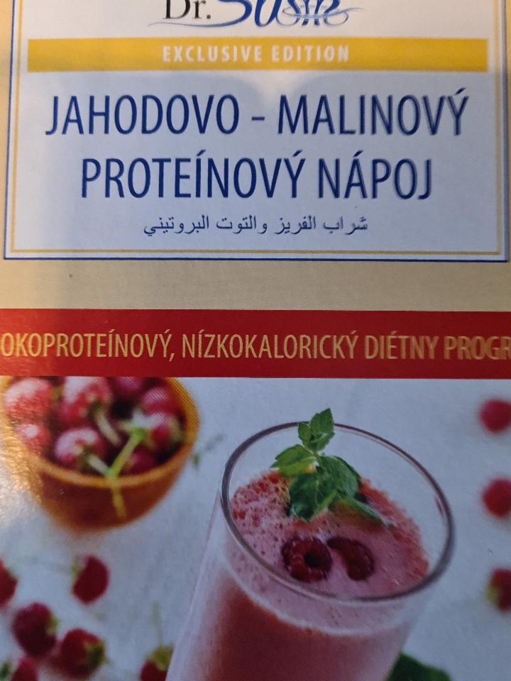 Fotografie - Jahodovo-malinový proteínový nápoj Dr.Slim