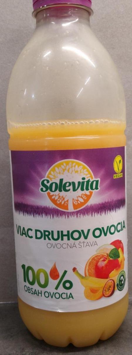 Fotografie - 100% ovocná šťava viac druhov Solevita